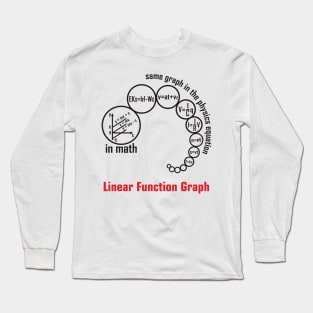 Linear function graph - light Long Sleeve T-Shirt